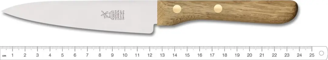 Robert Herder Universeelmes Petty Omnivore - Lemmet 13cm - Eikenhout