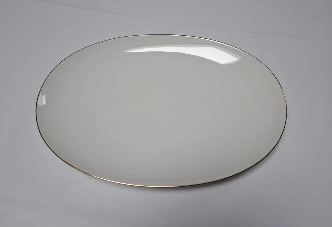 Rosenthal Thomas Medaillon goud ovale Schaal 33 cm Glansgoldband 2 mm