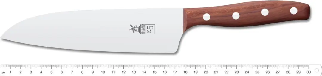 Robert Herder K5 Koksmes XL - Lemmet 18cm Pruimenhout