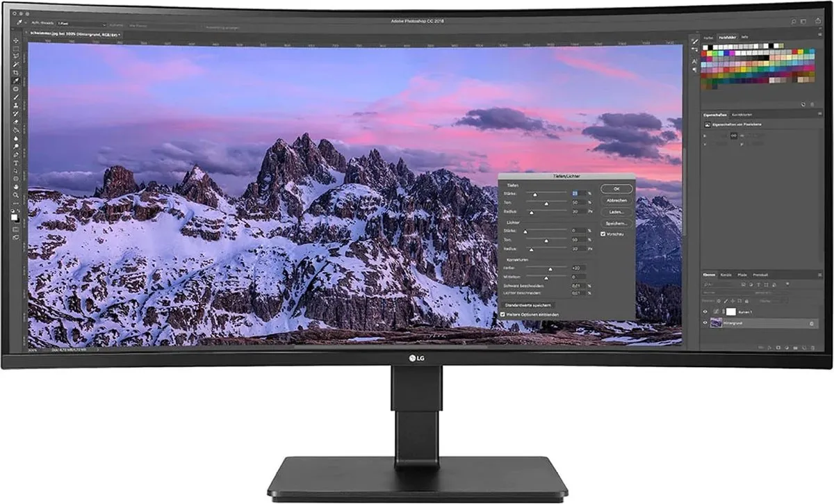 LG 35BN77CP-B UltraWide Monitor 35" - Zwart