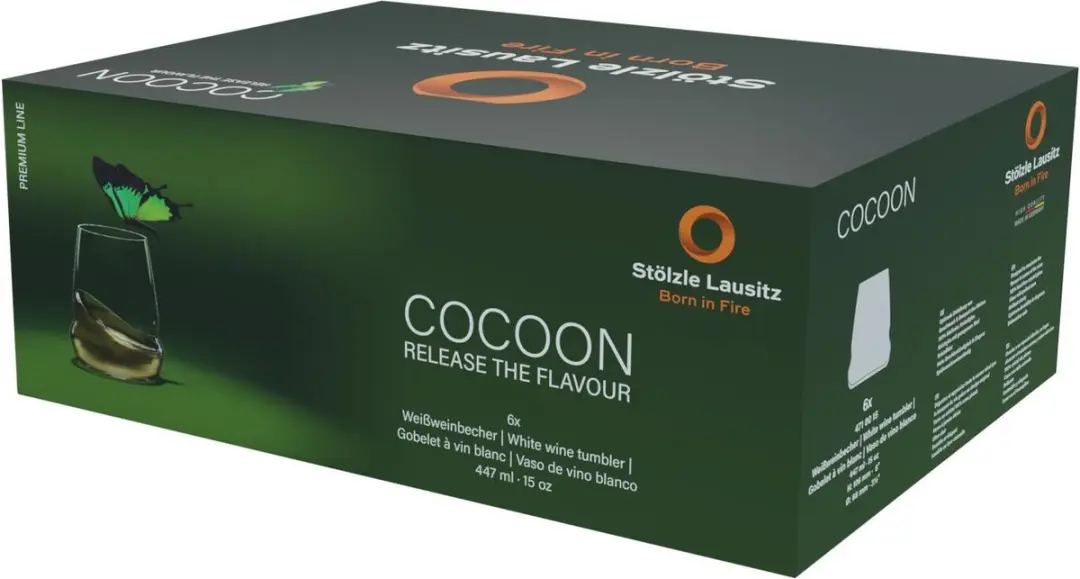 Stölzle Lausitz Waterglas Cocoon 44,5cl - Set van 6