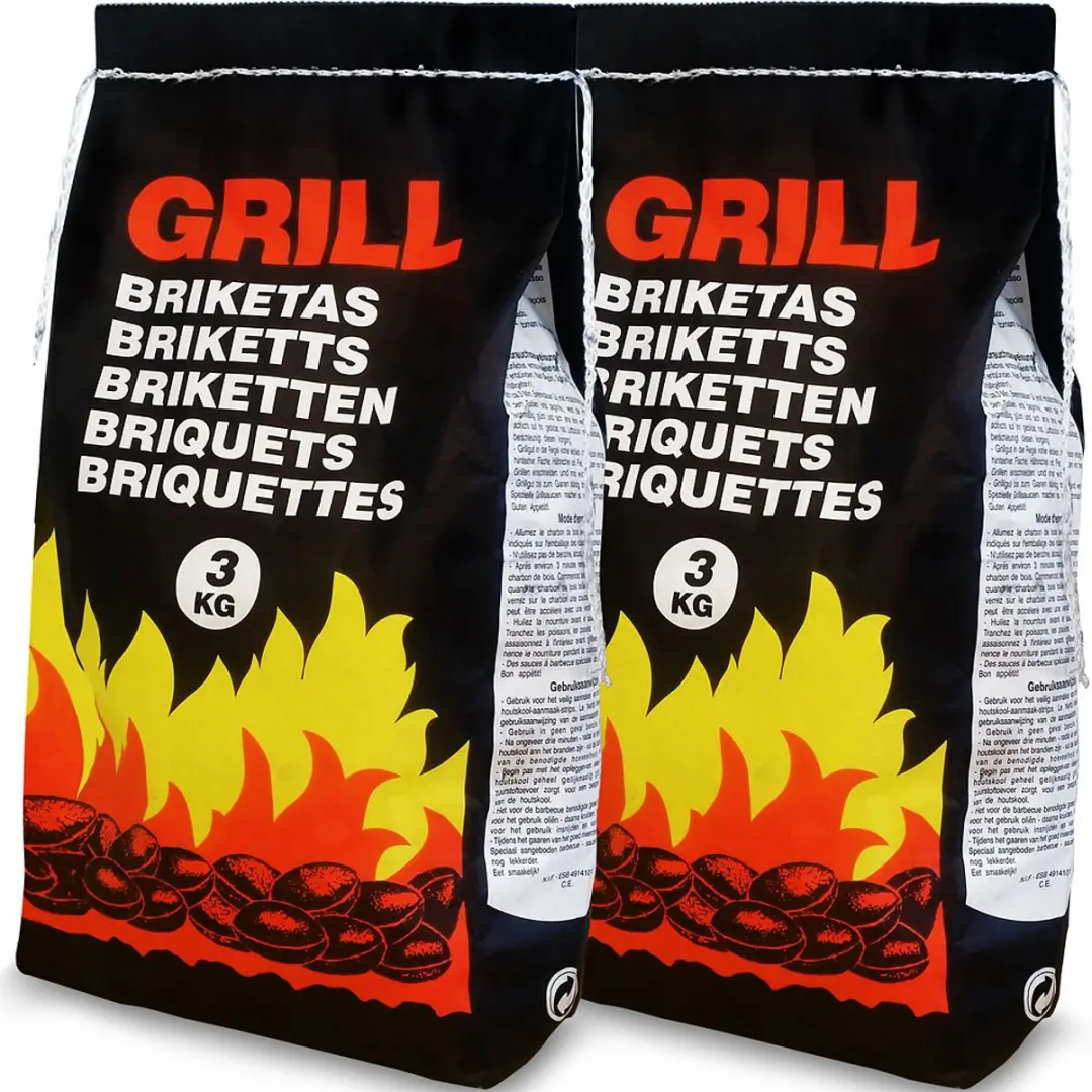 Deuba Houtskool Briketten 2x3kg