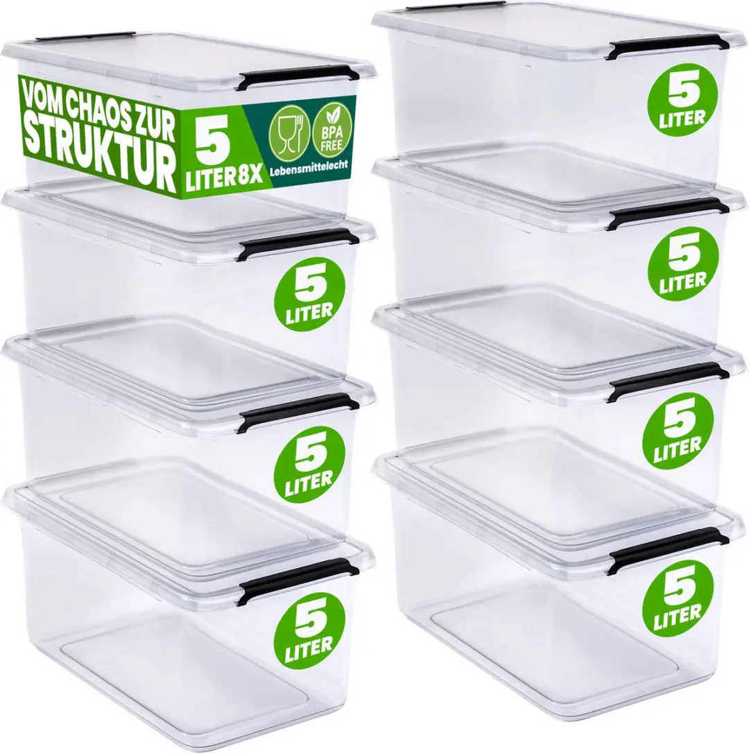 deuba Opbergbox Set 8 Stuks