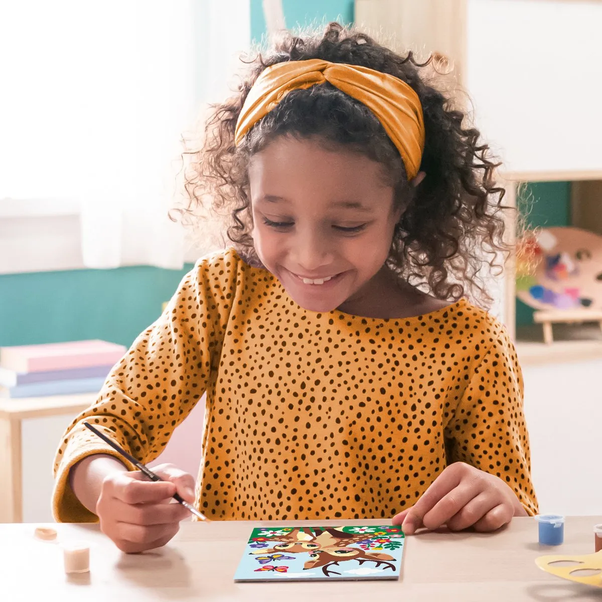 Ravensburger CreArt Junior Vrolijke Herten Schilderen op Nummer - Meerkleurig