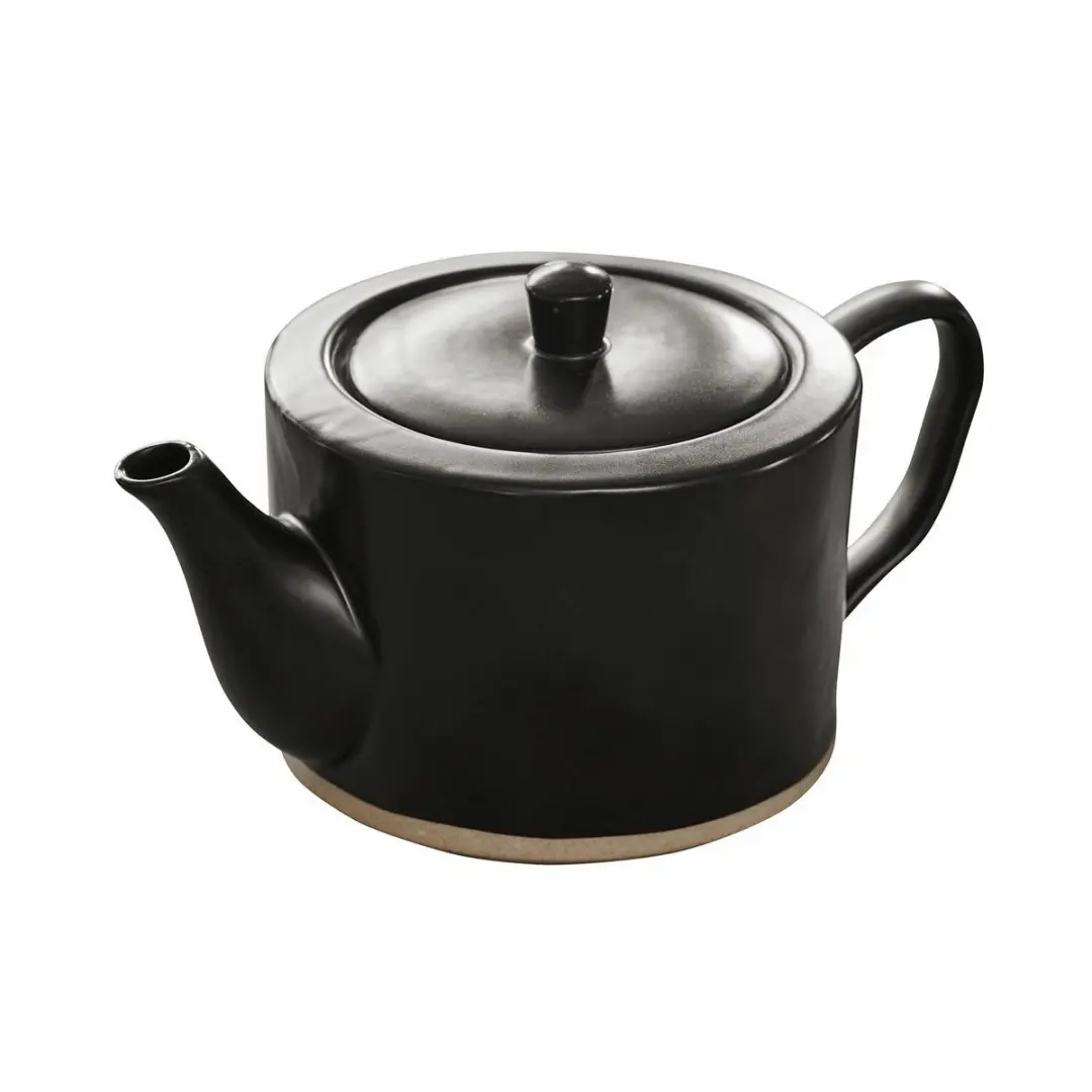 Loberon Theepot Biarré - 1 Persoon - Zwart