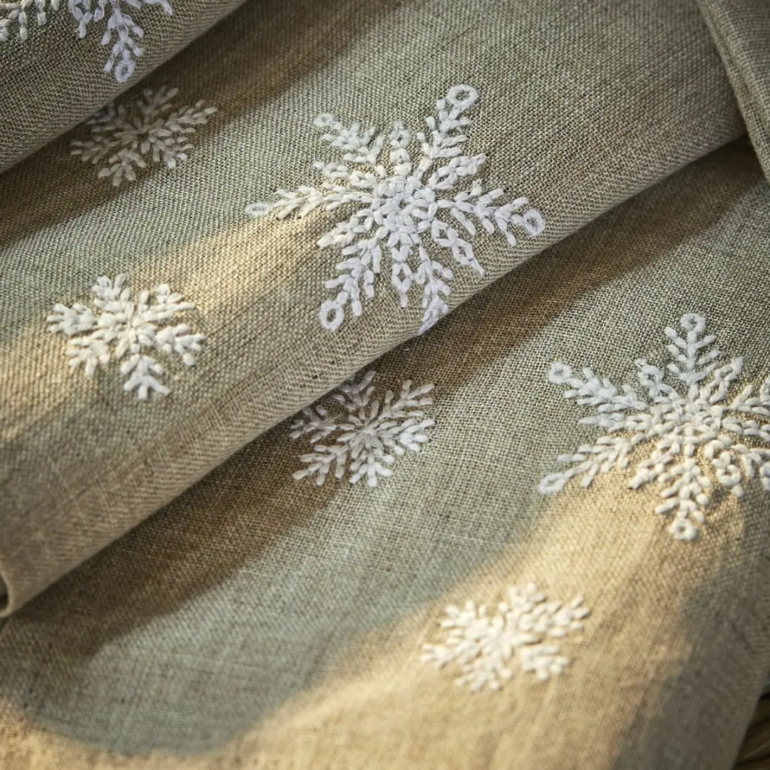 Loberon Ruspi Linnen Servet Set - 4 Stuks