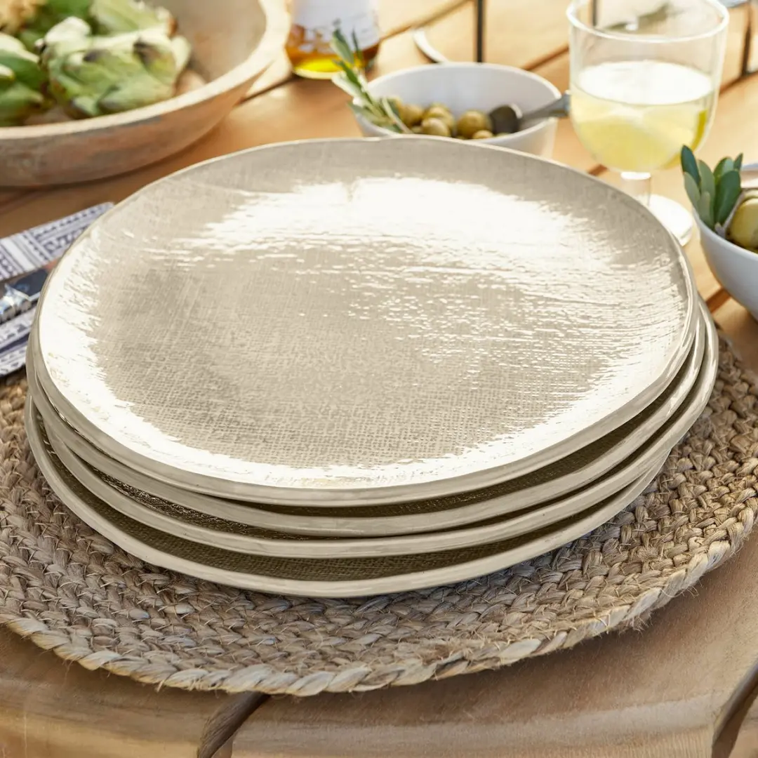 Loberon Luganville Beige Bordenset - 4-delig