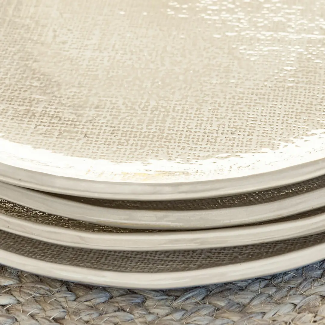 Loberon Luganville Beige Bordenset - 4-delig