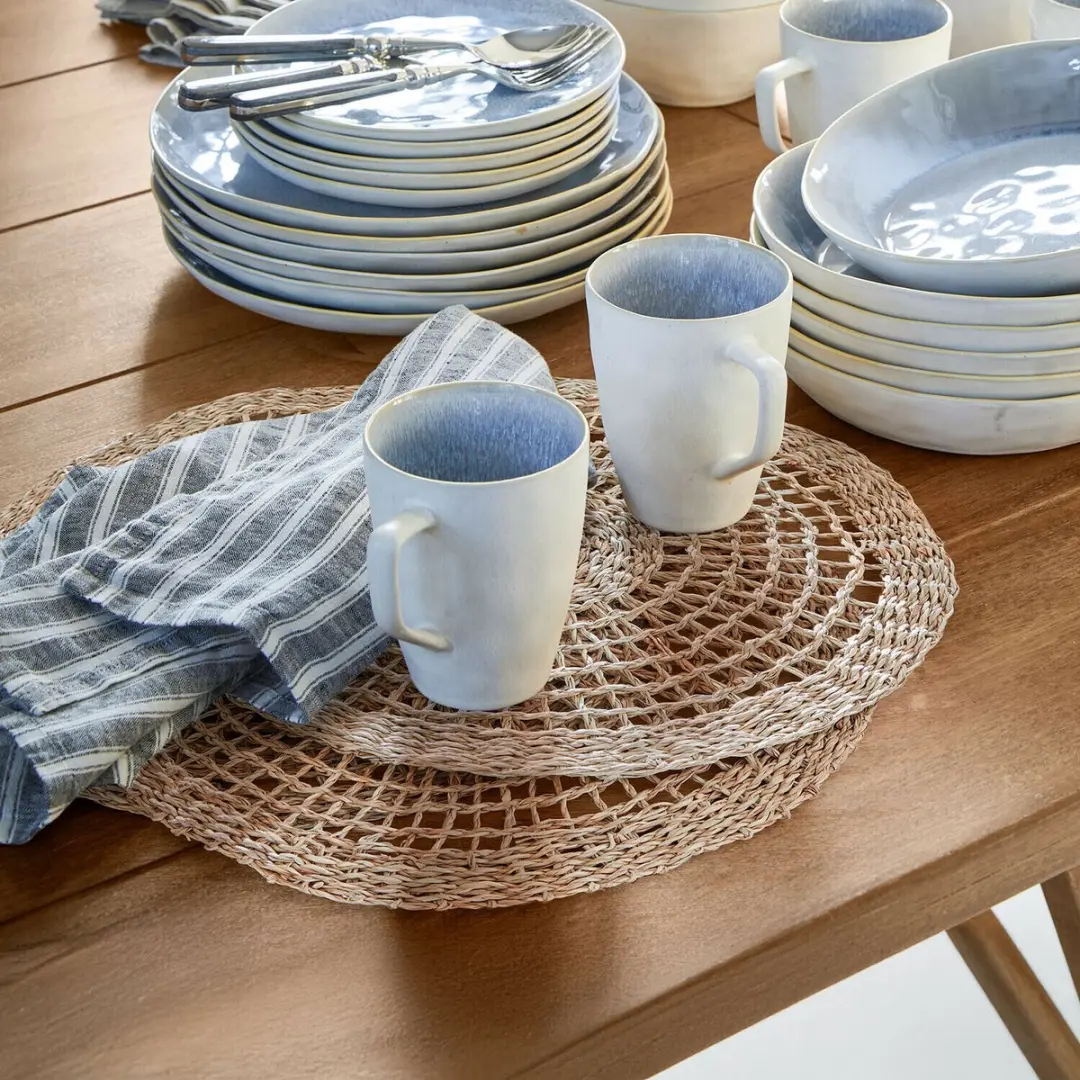 Loberon Placemats Sauvrelle - 4 Stuks Ø35cm