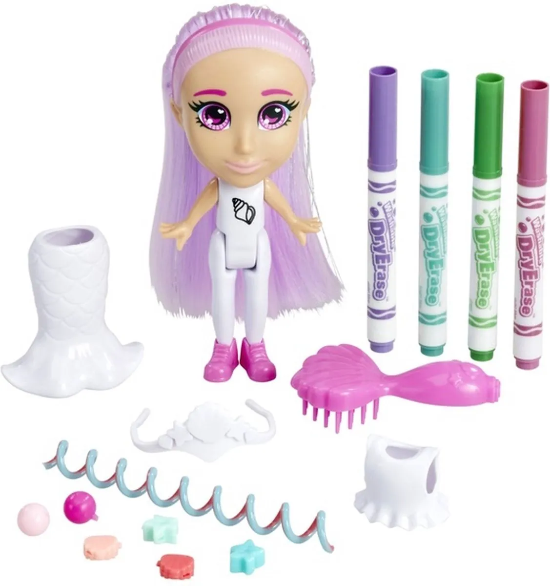 Goliath Crayola Colour'n'Style Friend Marina Hobbyset - 16 Stuks
