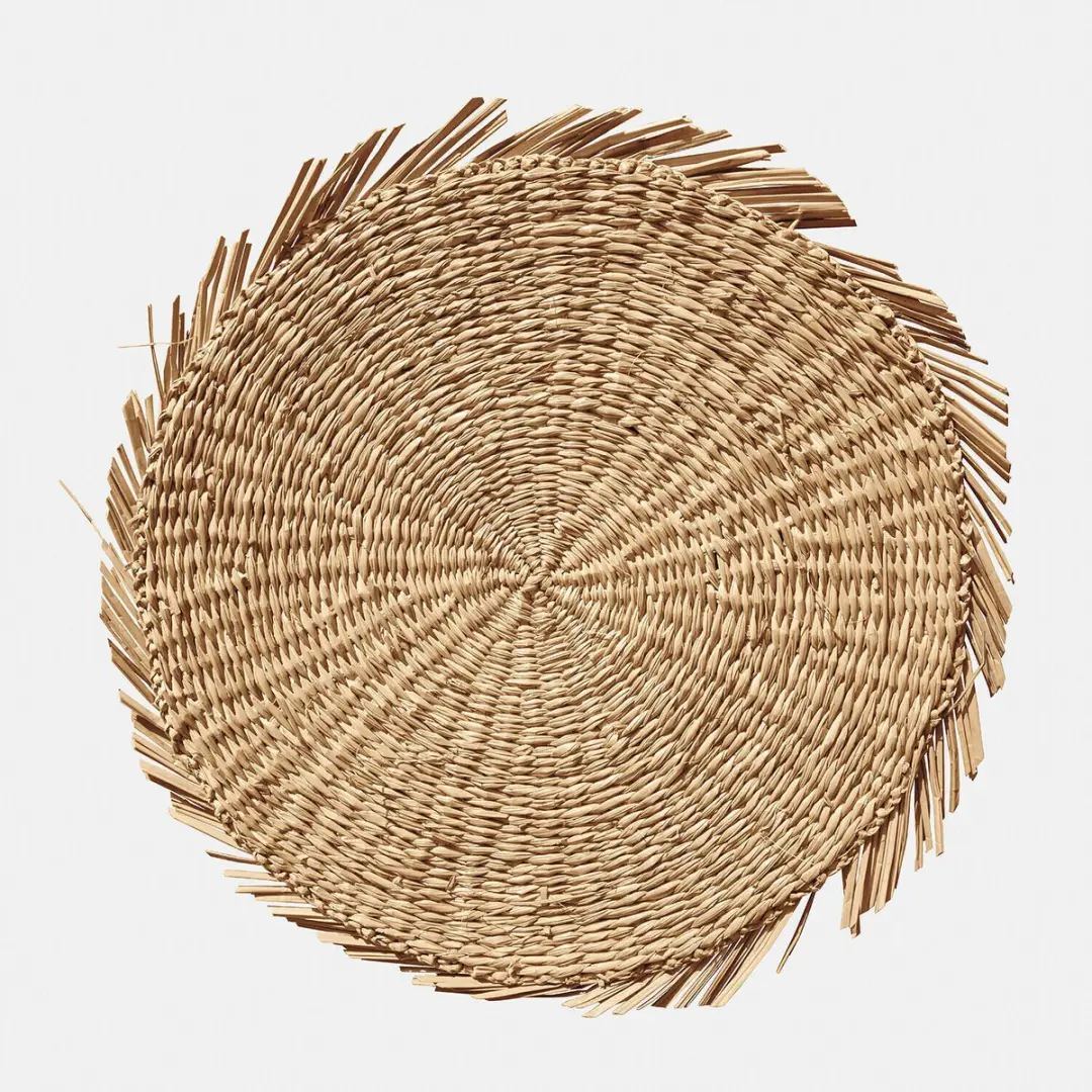 Loberon Nuviras Placemat set - 4 Stuks beige