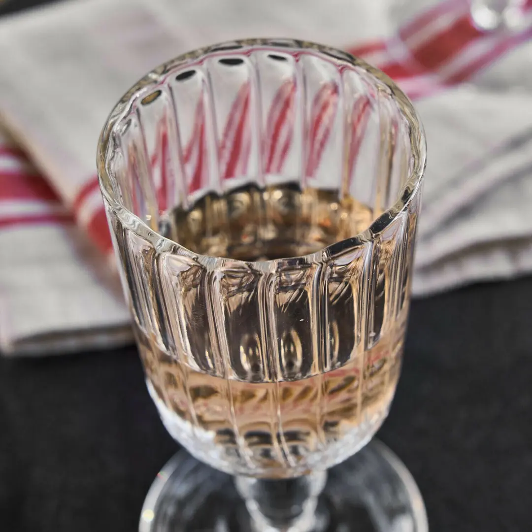 Loberon Lianzo Glas Set - 4 Stuks Ø7cm Helder