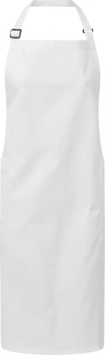 Schort/Tuniek/Werkblouse Unisex One Size Premier White 65% , 35% Katoen