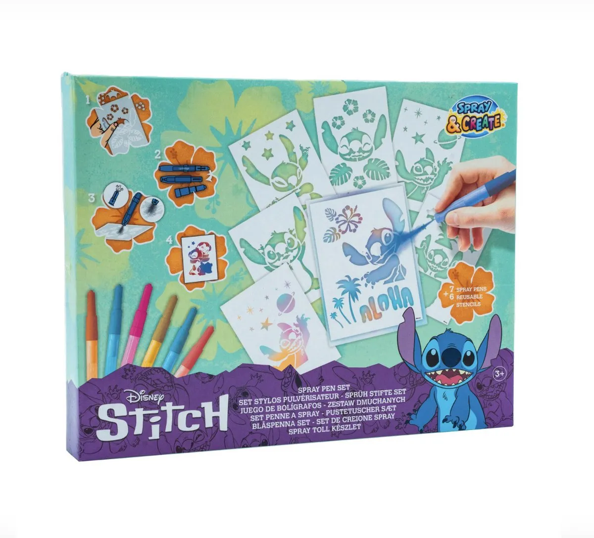 Disney Lilo & Stitch Blaaspennen Set - Knutselpakket - Stitch