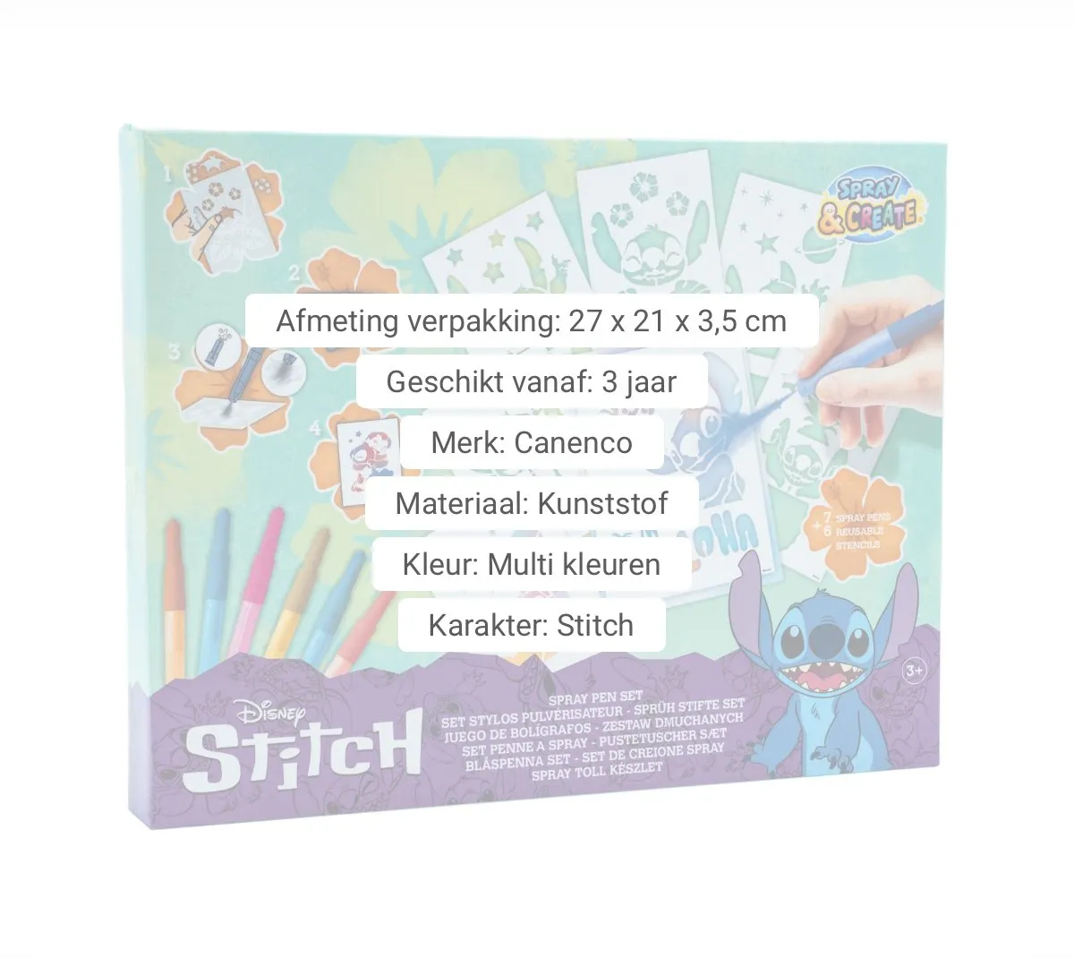 Disney Lilo & Stitch Blaaspennen Set - Knutselpakket - Stitch