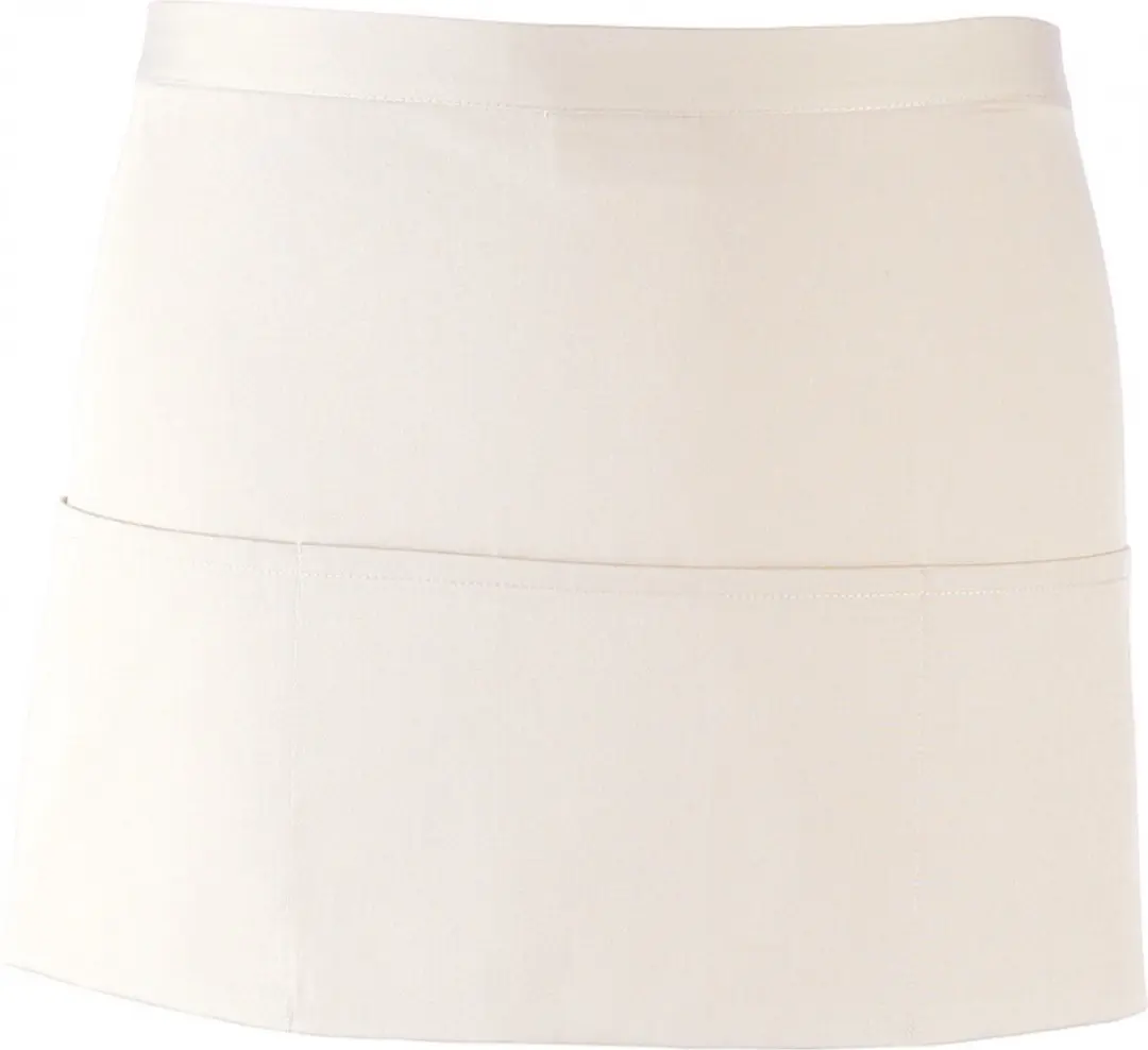 Schort/Tuniek/Werkblouse Unisex One Size Premier White 65% Polyester, 35% Katoen