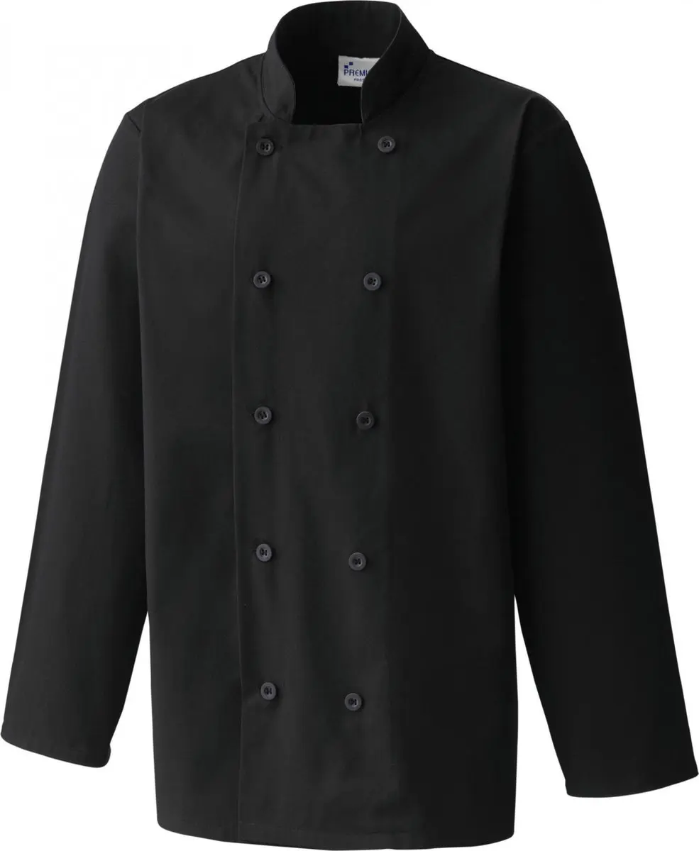 Schort/Tuniek/Werkblouse Unisex XL Premier Black 65% Polyester, 35% Katoen