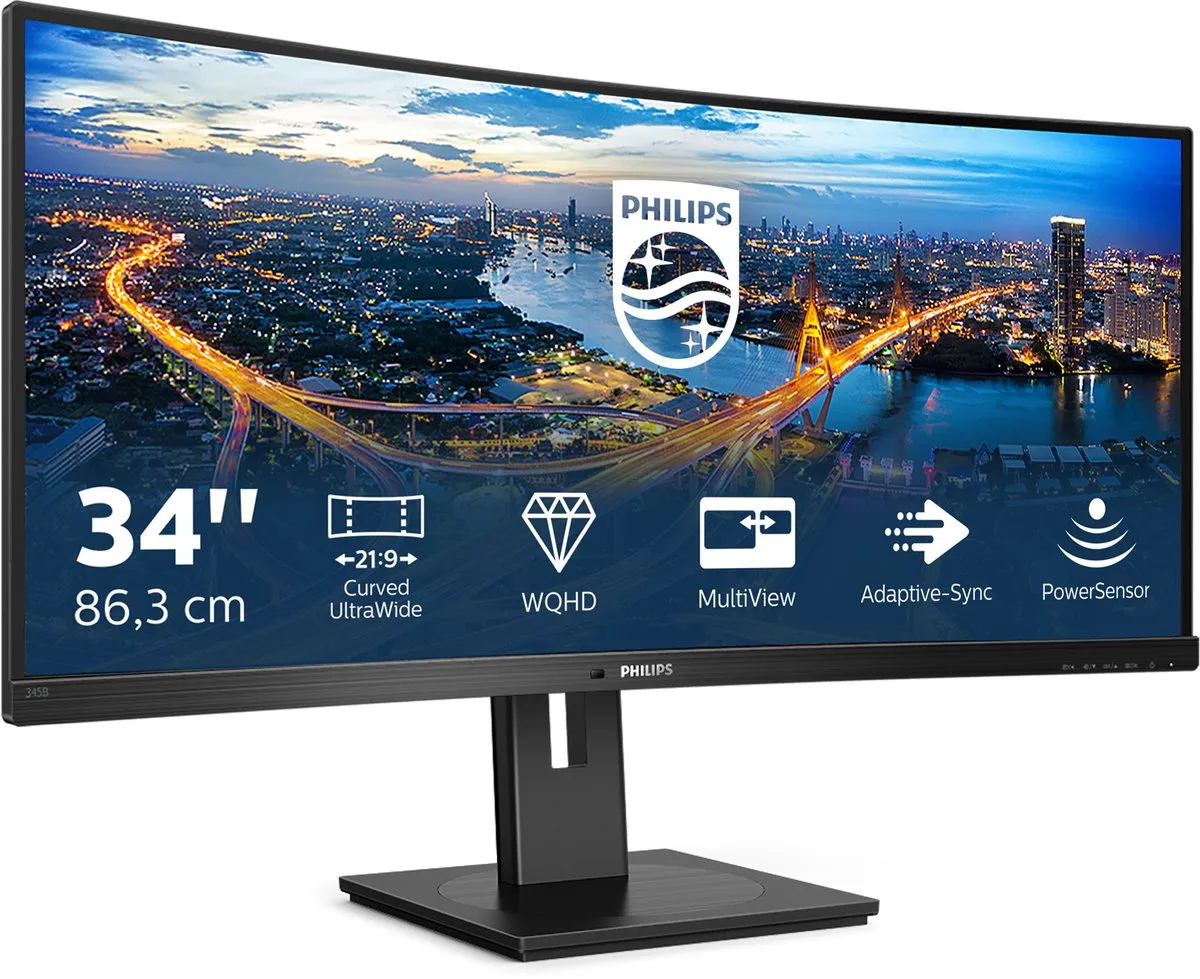 Philips 345B1C Curved Ultrawide Monitor 34