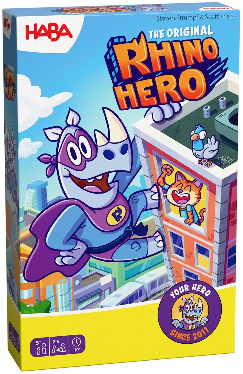 Haba Rhino Hero The Original - Maximaal 5 spelers