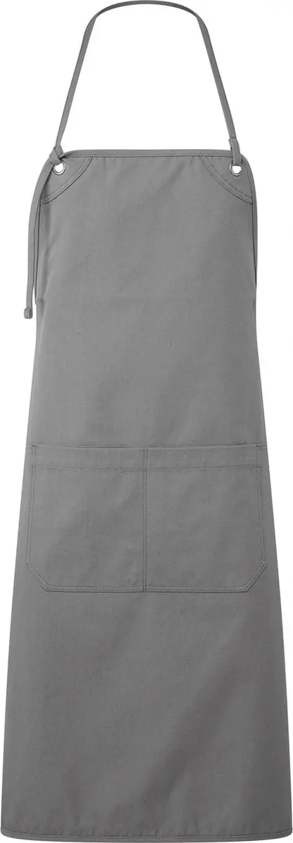 Schort/Tuniek/Werkblouse Unisex One Size Premier Dark Grey 60% Katoen, 40%
