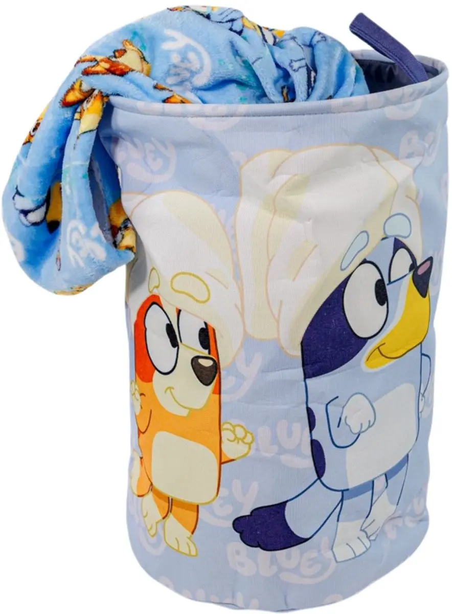 Bluey Wasmand - Blauw - 50x32cm - Polyester