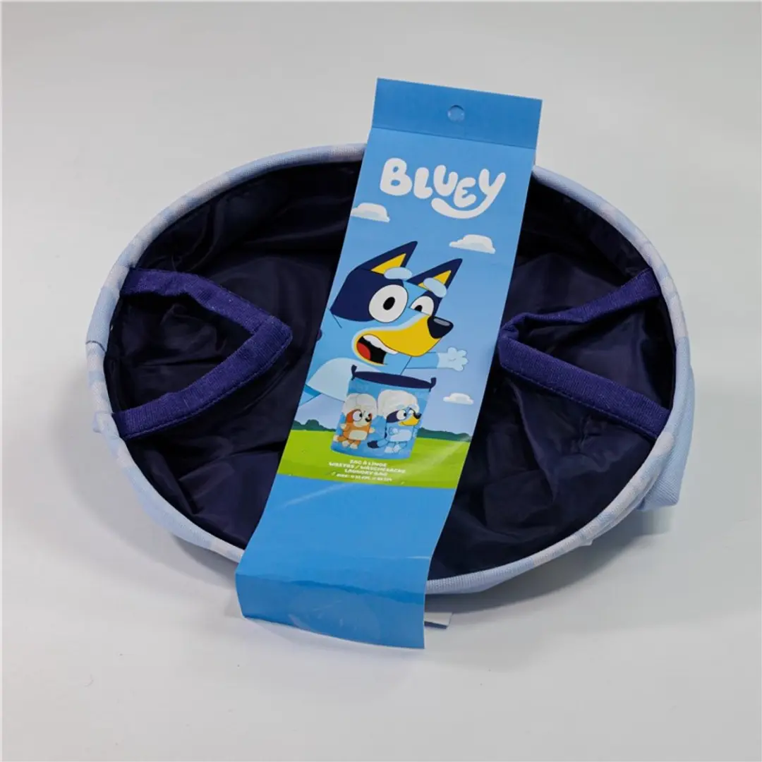 Bluey Wasmand - Blauw - 50x32cm - Polyester