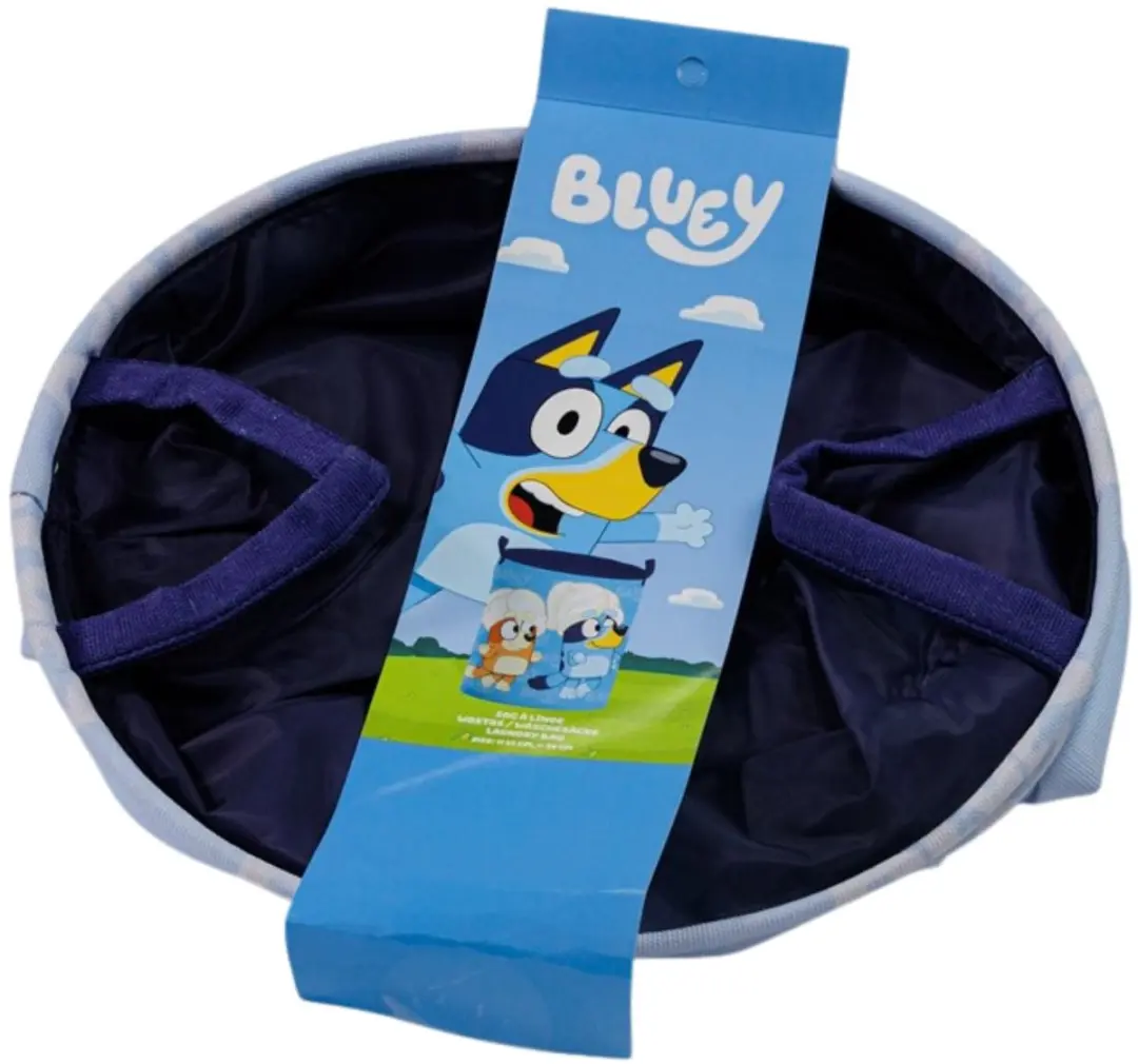 Bluey Wasmand - Blauw - 50x32cm - Polyester