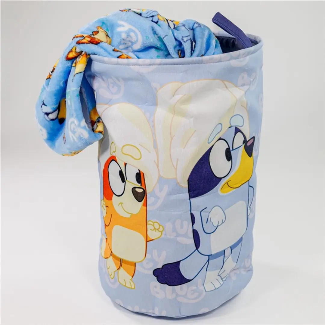 Bluey Wasmand - Blauw - 50x32cm - Polyester