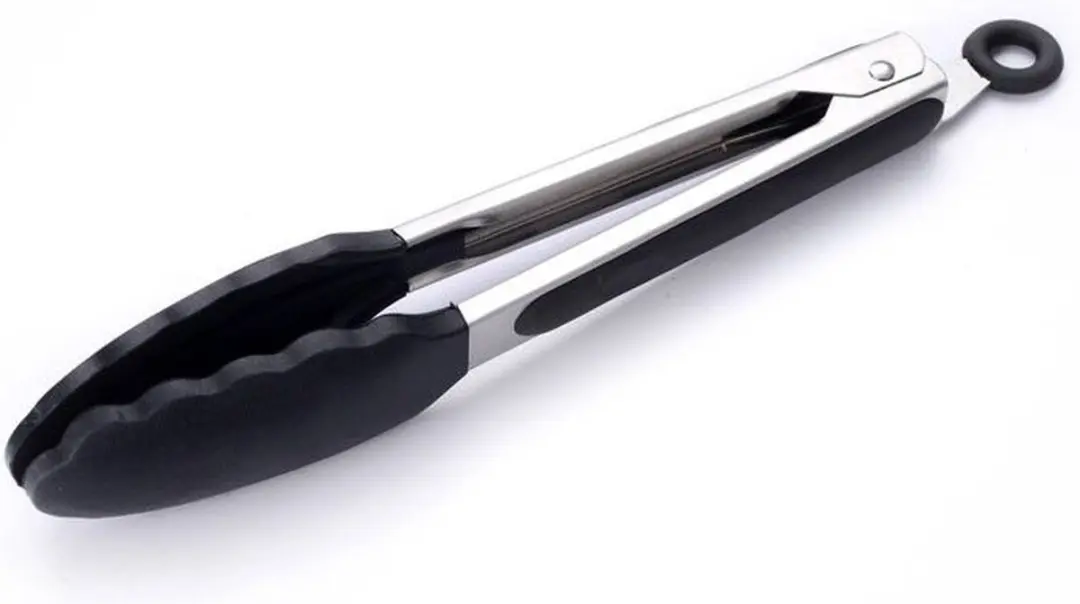 Cadac Mini Silicon BBQ Tongs - RVS/Zwart
