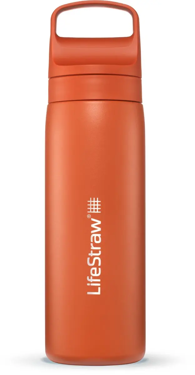 LifeStraw waterfilterfles Go 2.0 Kyoto RVS geïsoleerd 500 ml