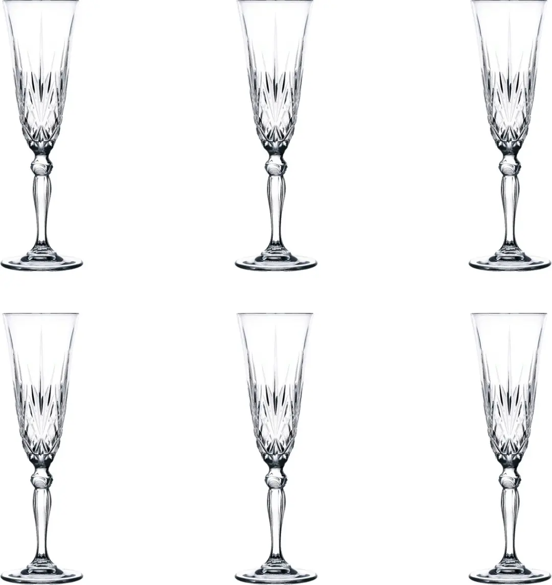 RCR Melodia Champagneflutes 16cl - 6 Stuks