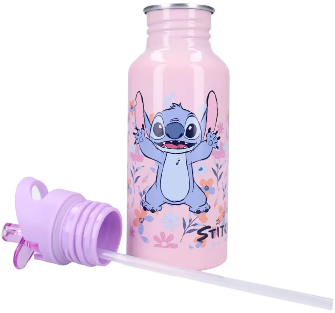 Lilo & Stitch Keep It Cool Schoolbeker & Drinkfles 500ml Aluminium - Paars