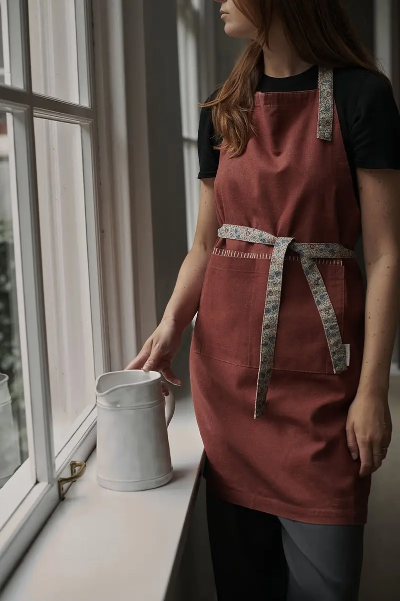 Laura Ashley Kookschort Kitchen Linen Collectables - 78x85cm - Oxblood Rood