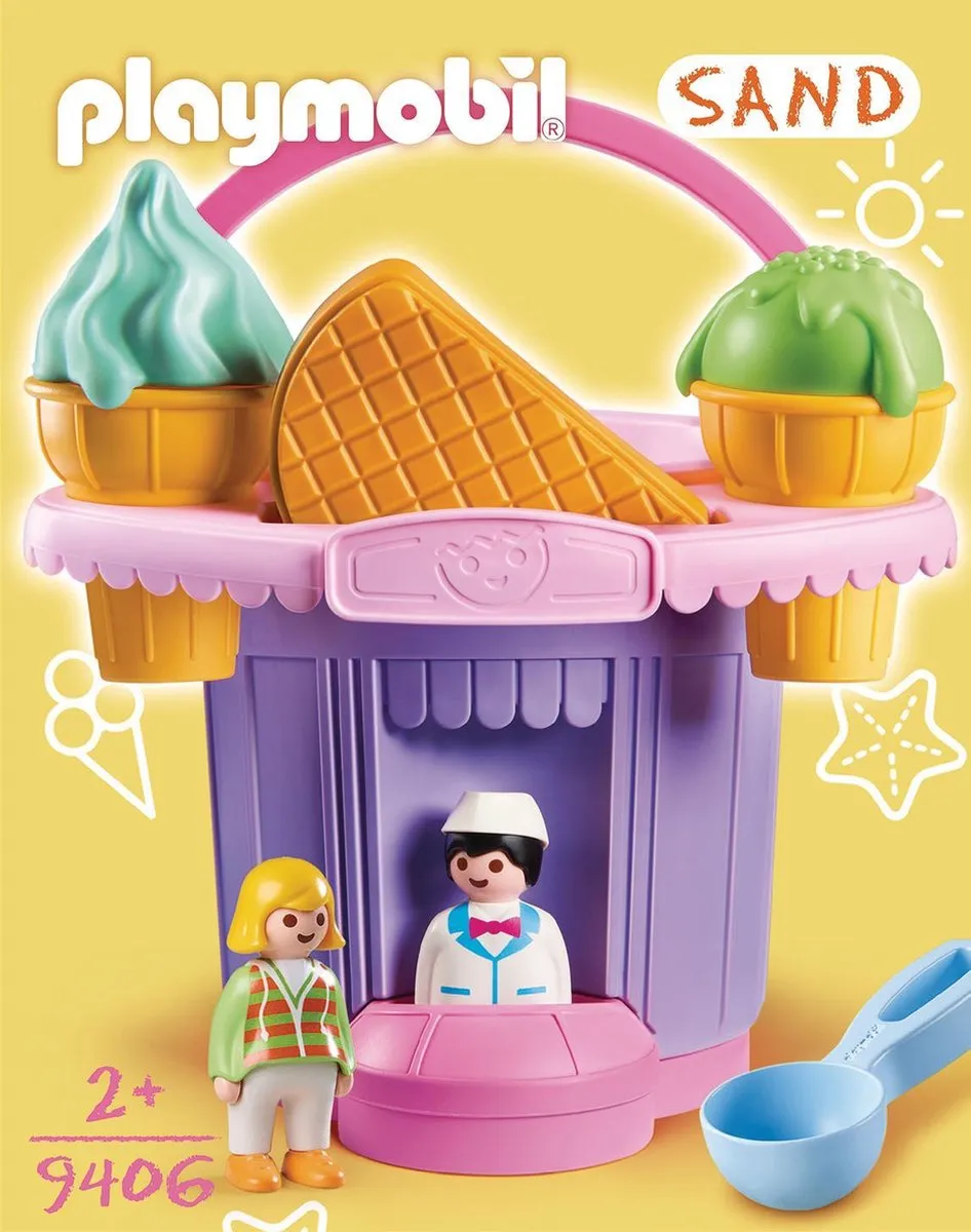 Playmobil Zandemmer IJssalon 9406 - Veelkleurig