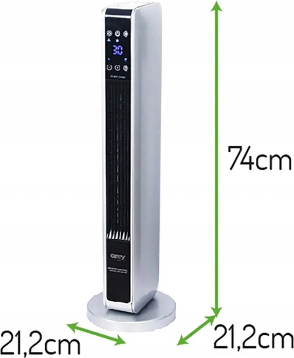 Toren kachel Keramische Ventilatorkachel Elektrische verwarming 2200W inc Afstan