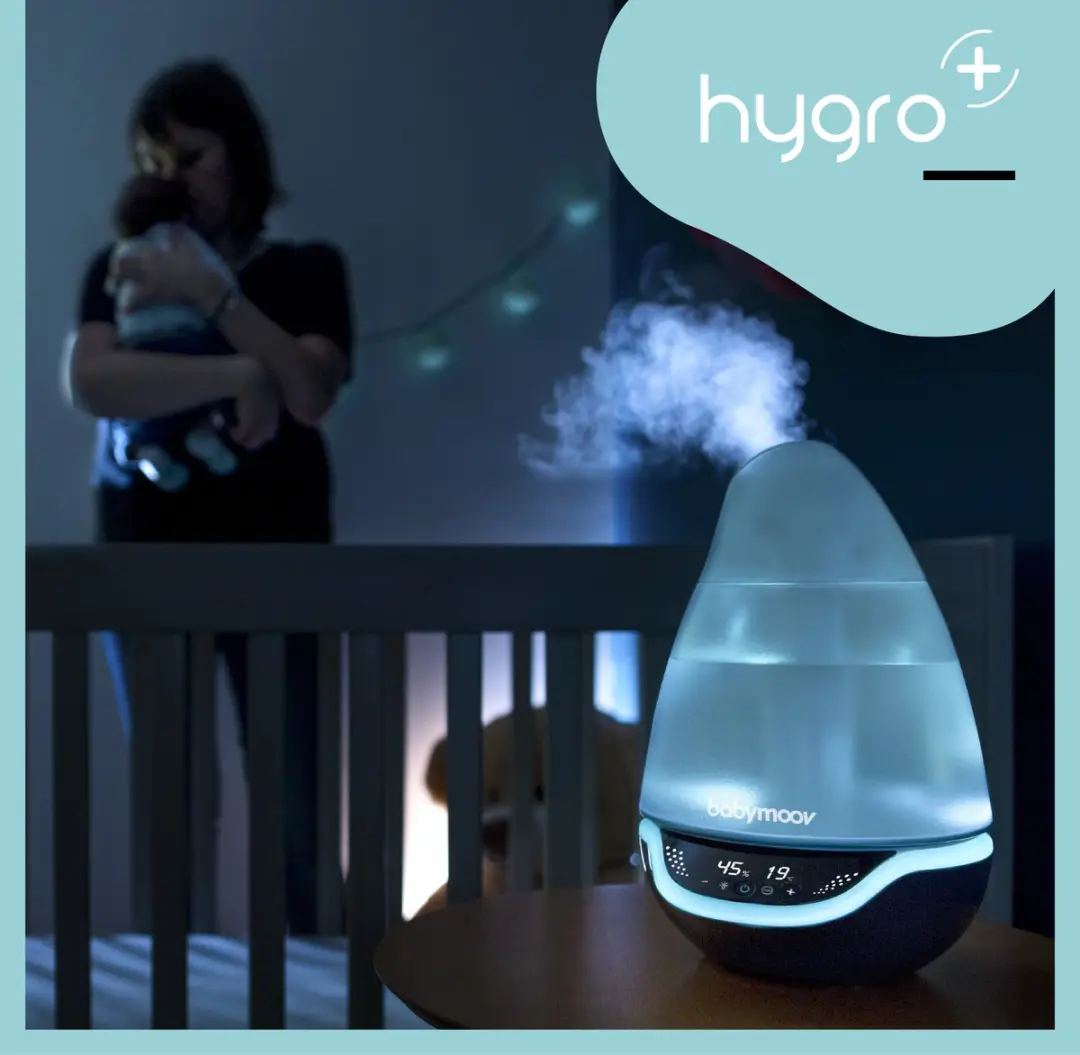 Babymoov Hygro 9014020 Luchtbevochtiger - 2,5L - 20m² - Zwart/Blauw - afbeelding 3 van 6