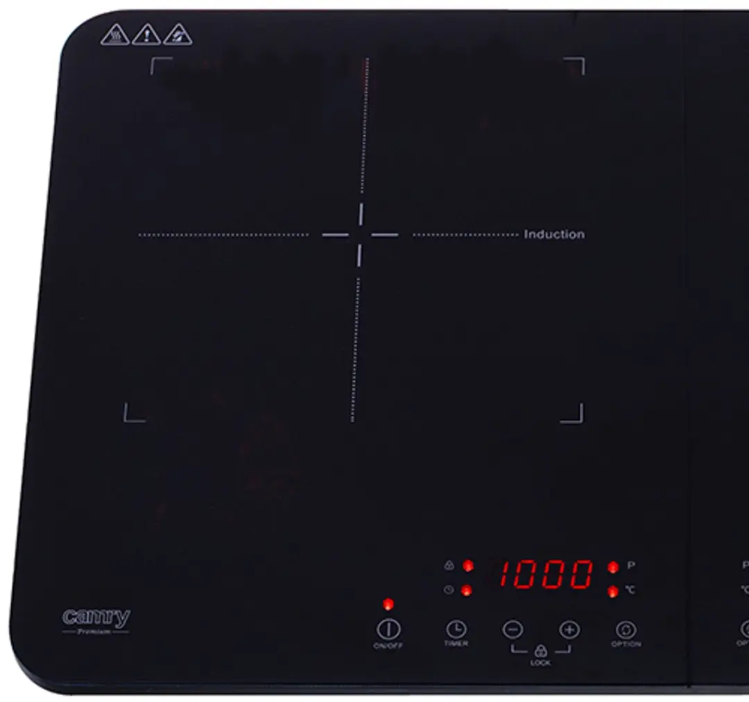 Camry CR 6514 Tweepits Inductiekookplaat 3500W - Zwart - afbeelding 6 van 6