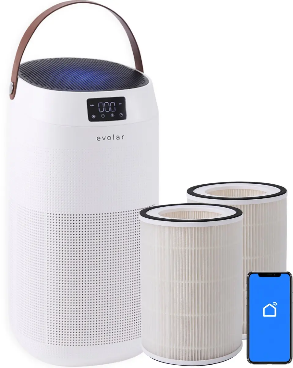 Evolar Luchtreiniger met 2x HEPA 13 Filter