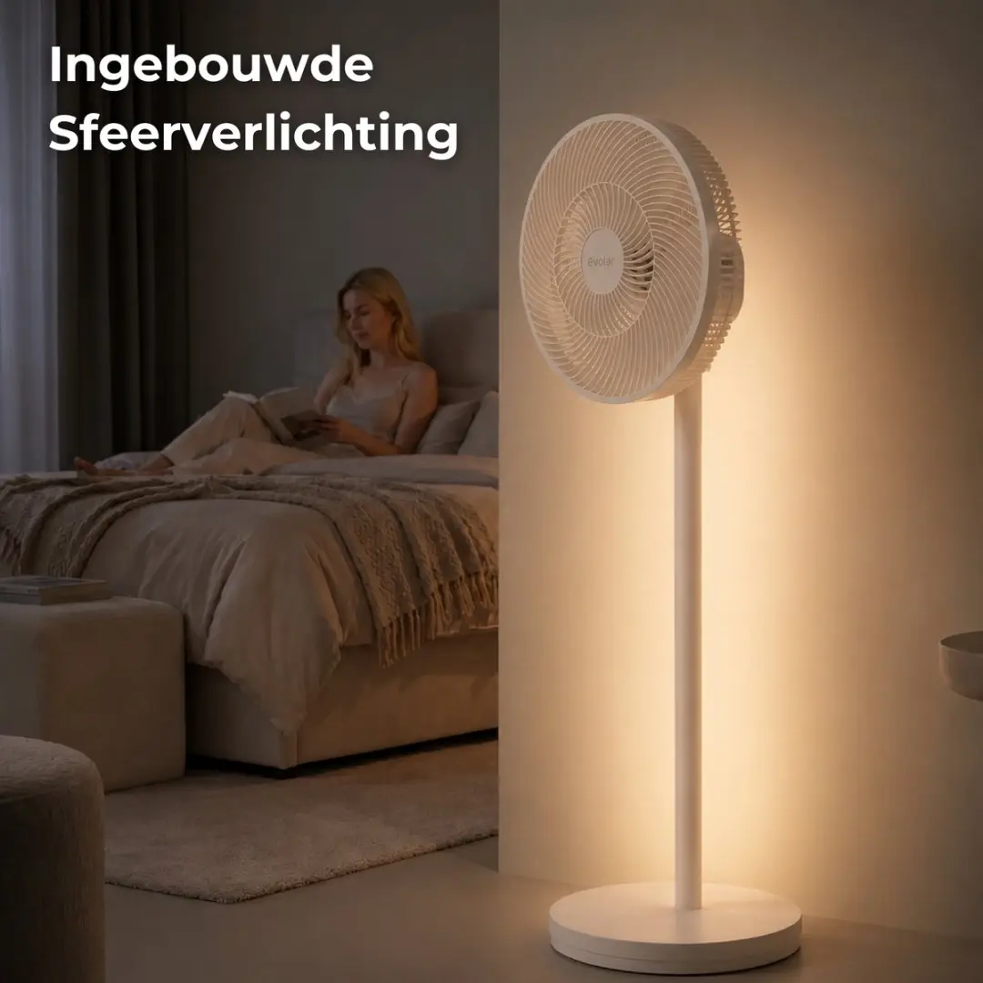 Evolar Smart Ventilator EVO-SF30WW - 30W - Wit - afbeelding 3 van 6
