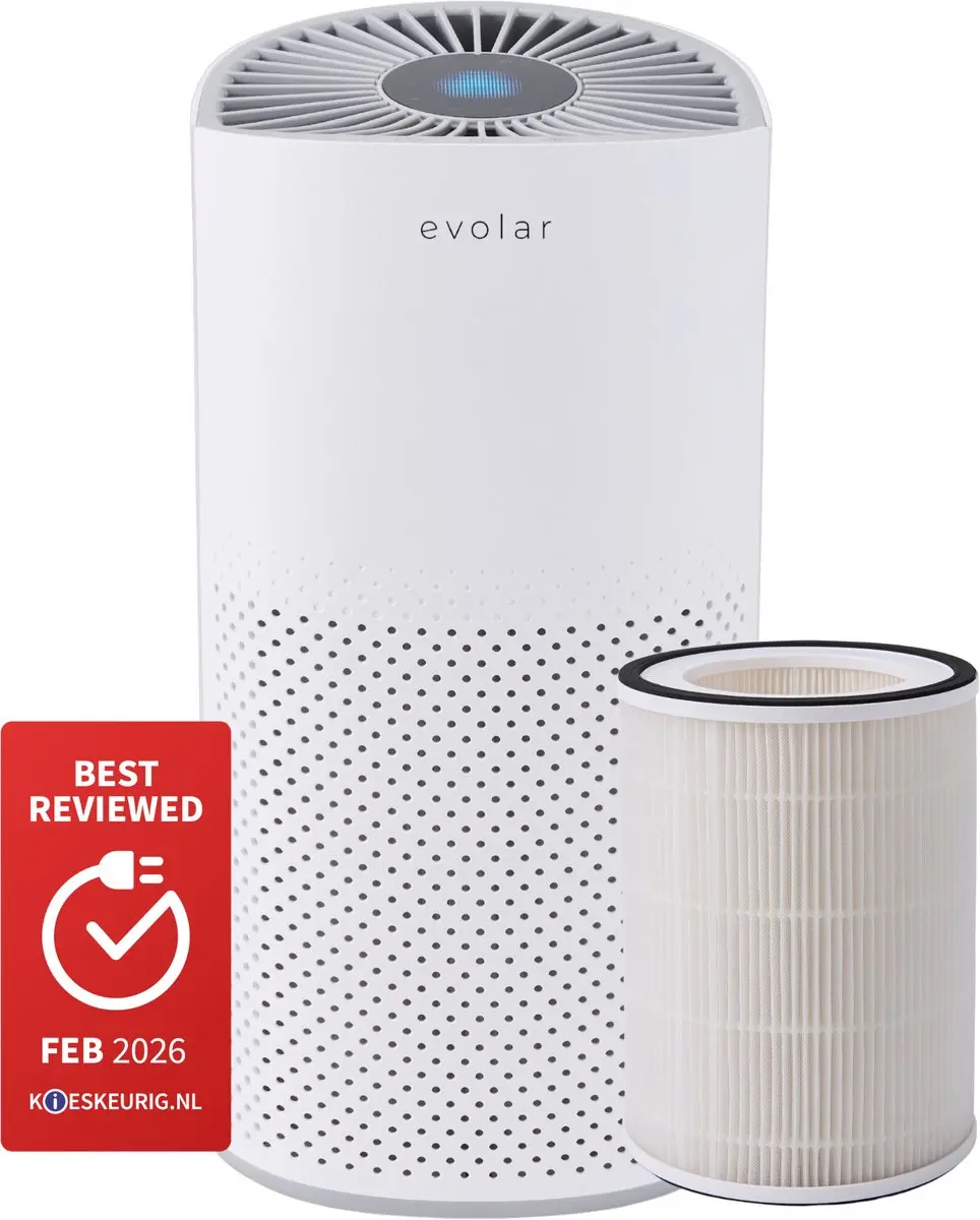Evolar Luchtreiniger met HEPA 13 Filter