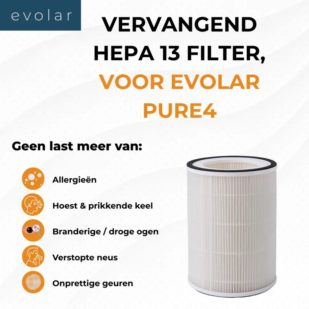 Evolar Pure4 Filterset 6150704829804 - Wit - afbeelding 4 van 6