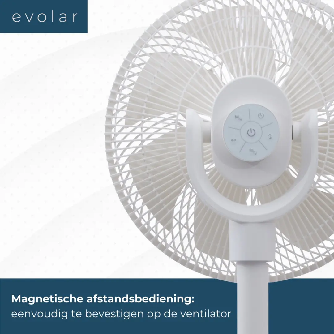 Evolar Smart Ventilator EVO-SF36WW - 36W - Wit - afbeelding 6 van 6