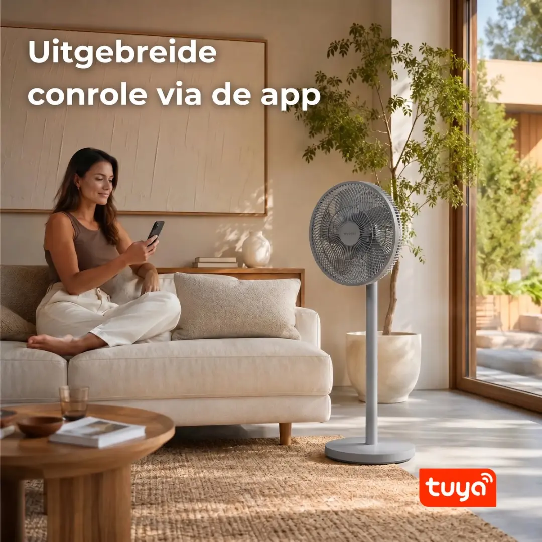 Evolar Smart Ventilator EVO-SF36GW - 36W - Grijs - afbeelding 5 van 6
