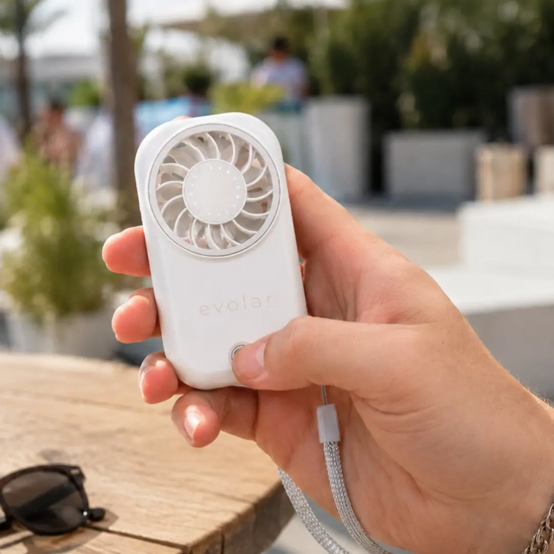 Evolar MINIFAN Handventilator 1200mAh - Wit - afbeelding 5 van 5