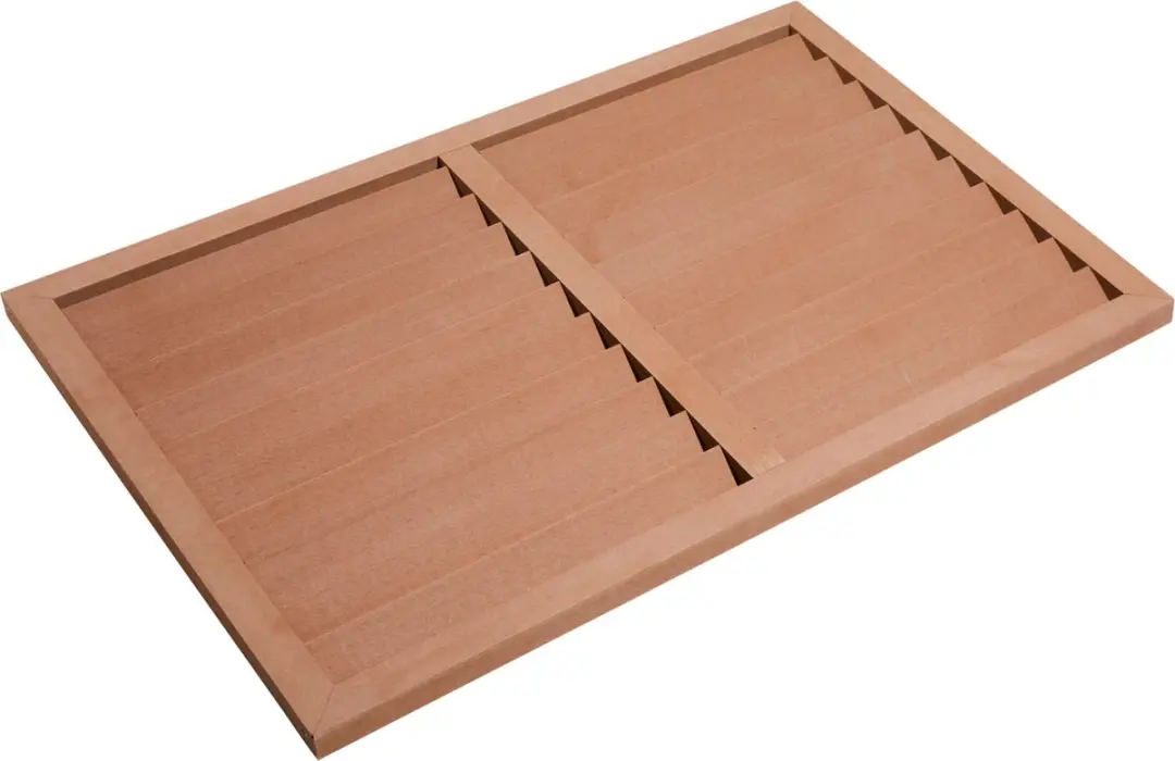 Evolar WPC Achterplaat voor Airco Omkasting Tropical Teak Large