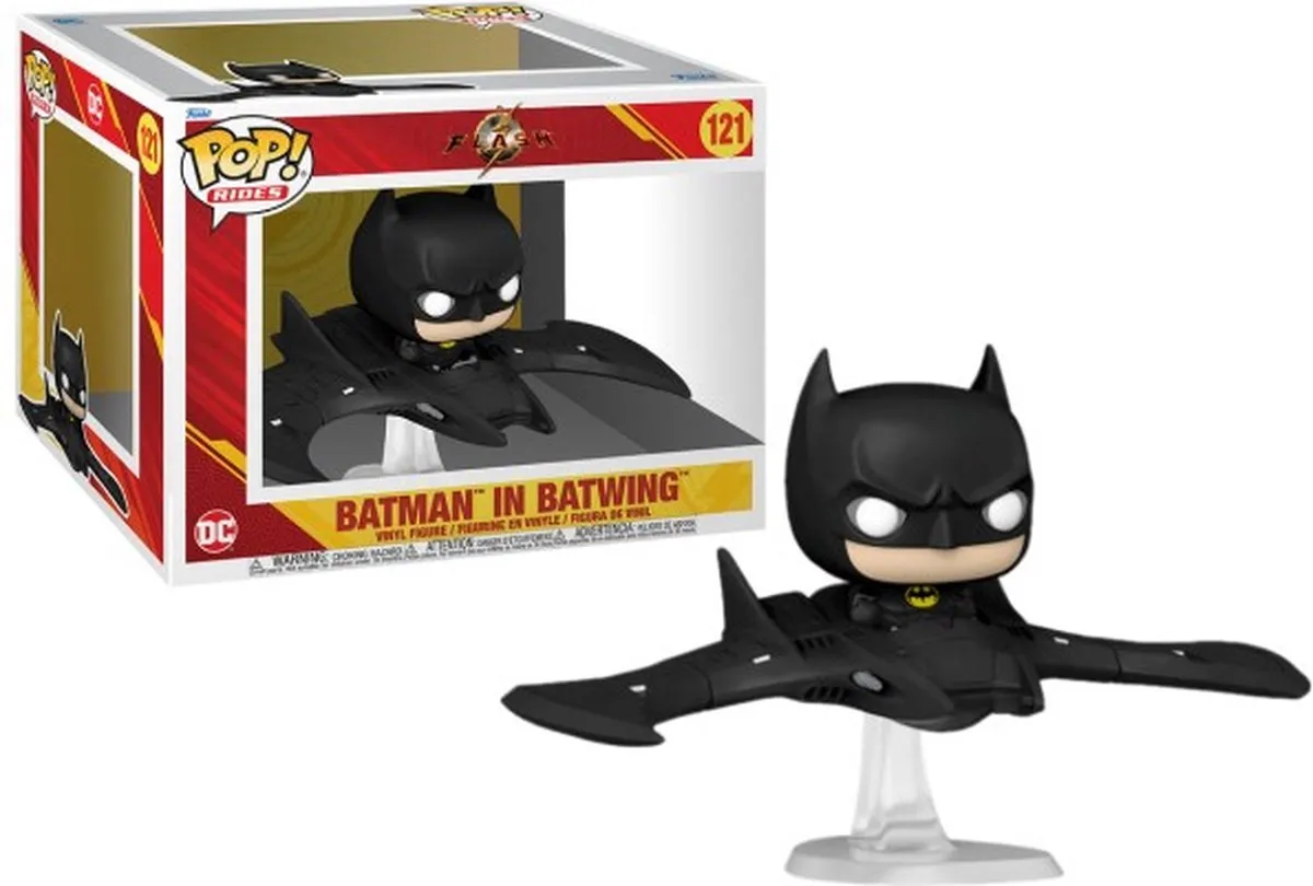 Funko Pop! Rides Super Deluxe The Flash - Batman in Batwing #121 - Multi