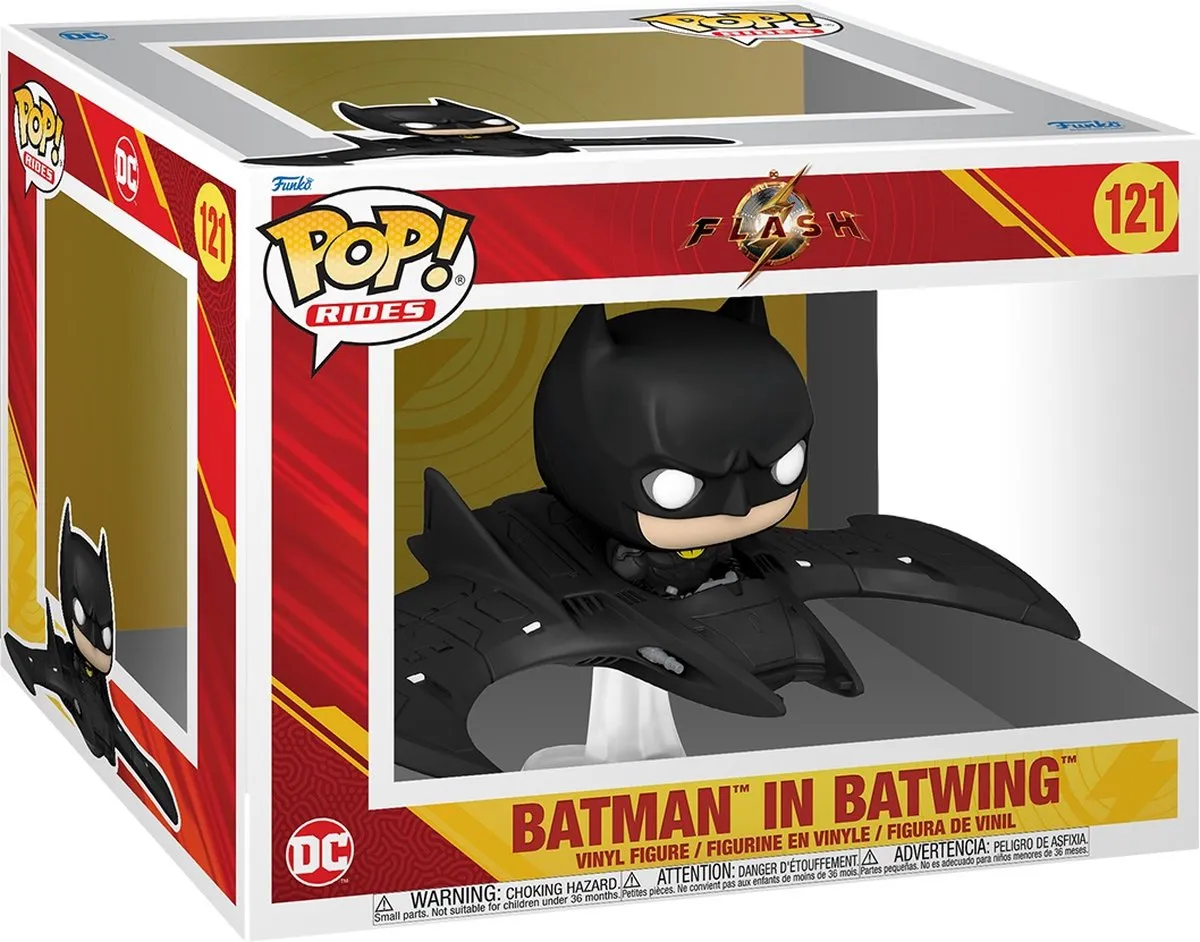 Funko Pop! Rides Super Deluxe The Flash - Batman in Batwing #121 - Multi