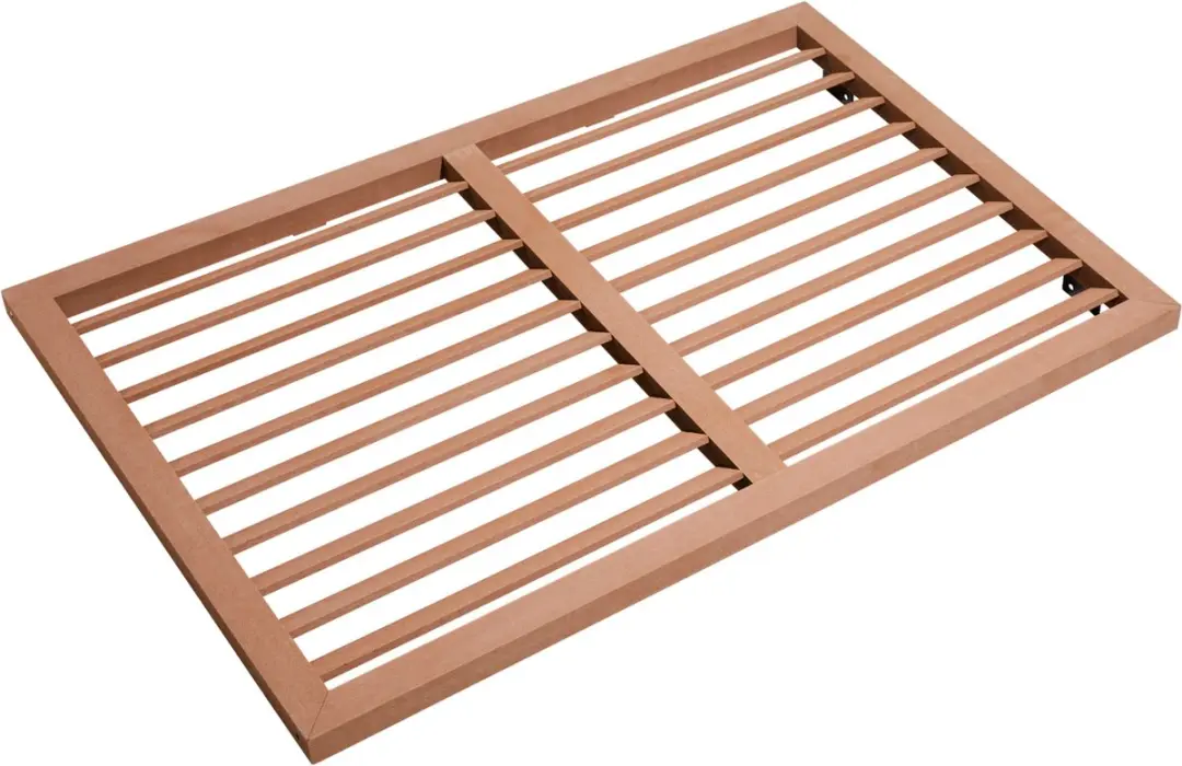 Evolar WPC Achterplaat voor Airco Omkasting Tropical Teak Medium