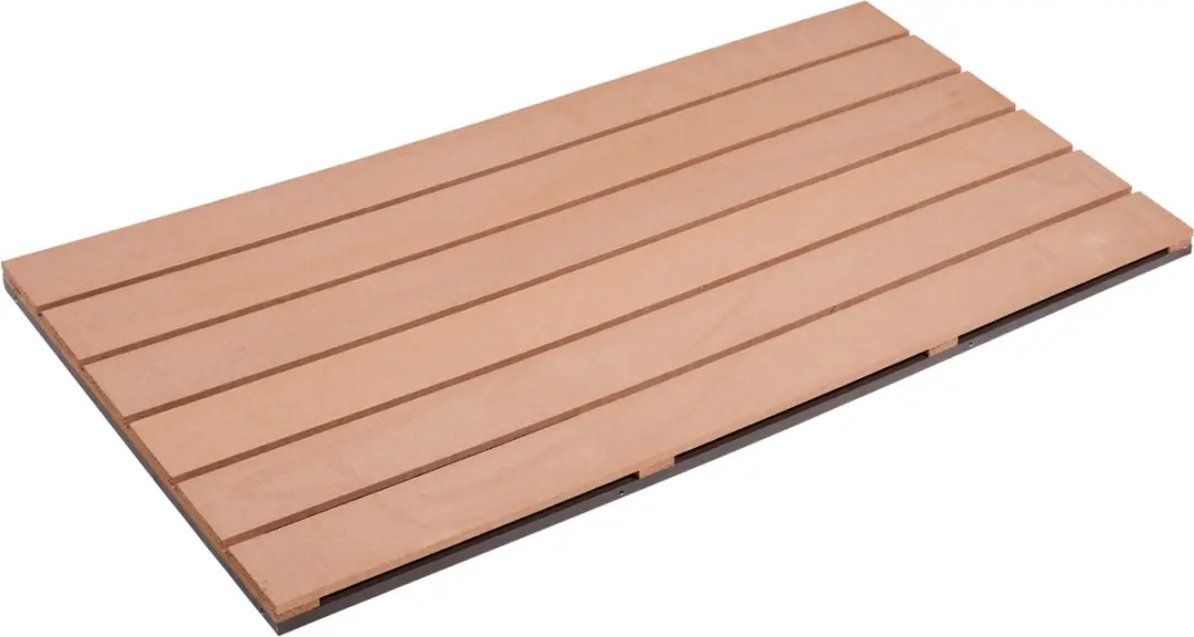 Evolar Bottom Panel voor Airco Omkasting Tropical Teak WPC Small