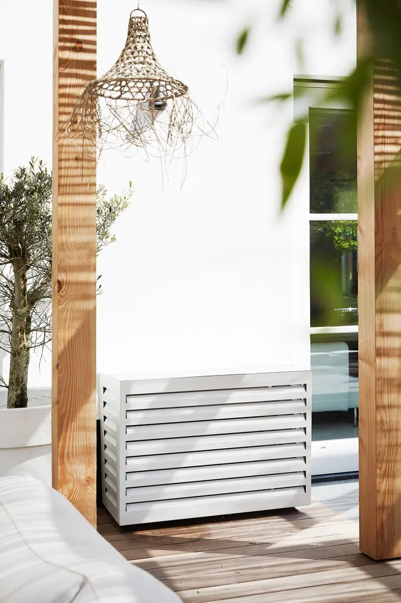 Evolar Achterplaat voor Airco Omkasting Wit Large